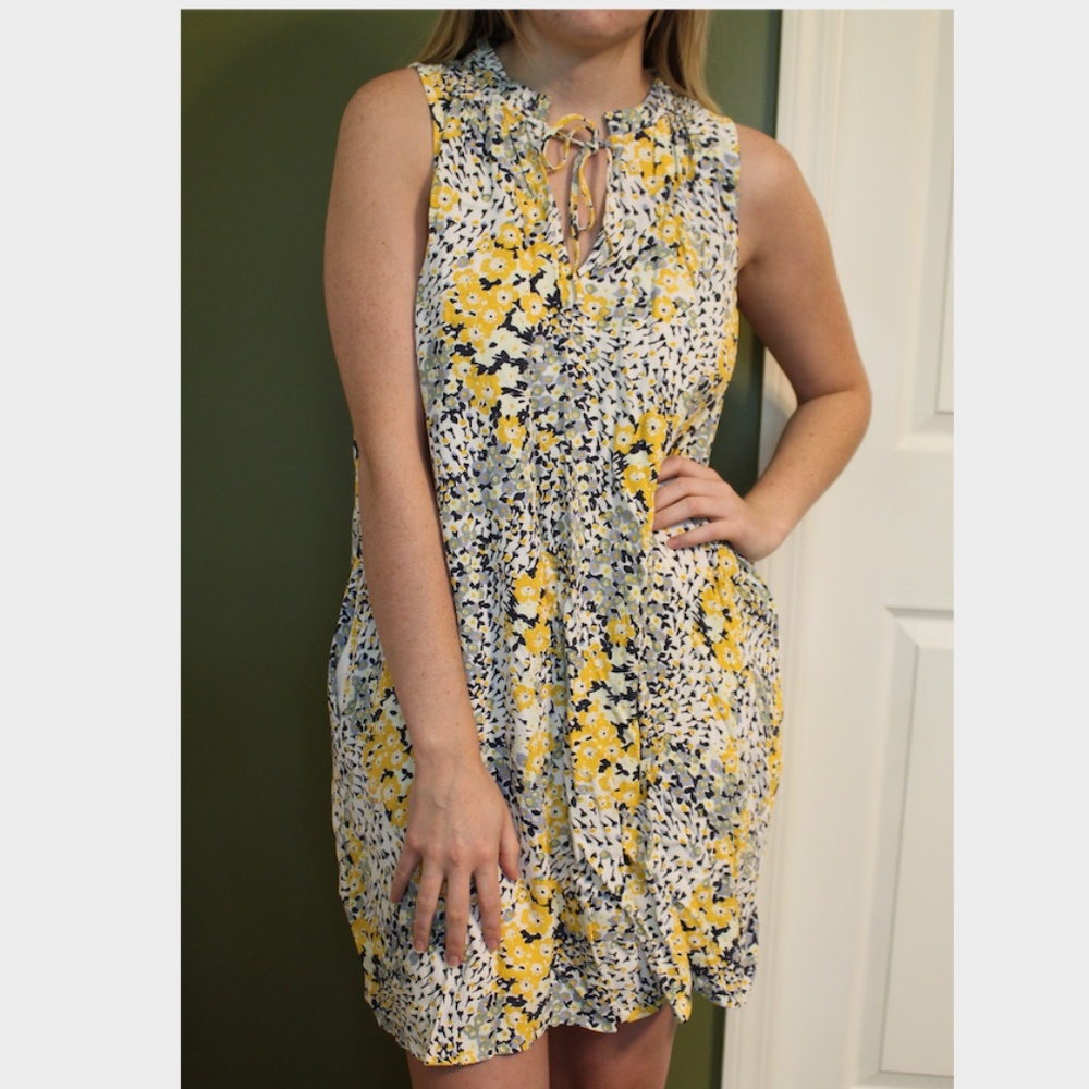 Loft Floral Print Dress